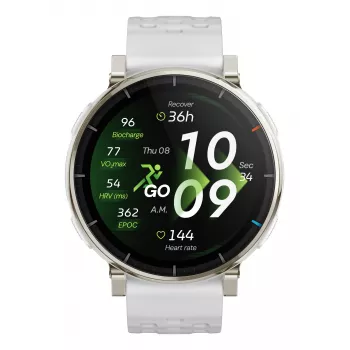 Viedpulkstenis Amazfit Active 3 — 3,35 cm (1,32 collu) AMOLED, 466×466, Skārienekrāns, GPS, 365 mAh, Silikona siksniņa