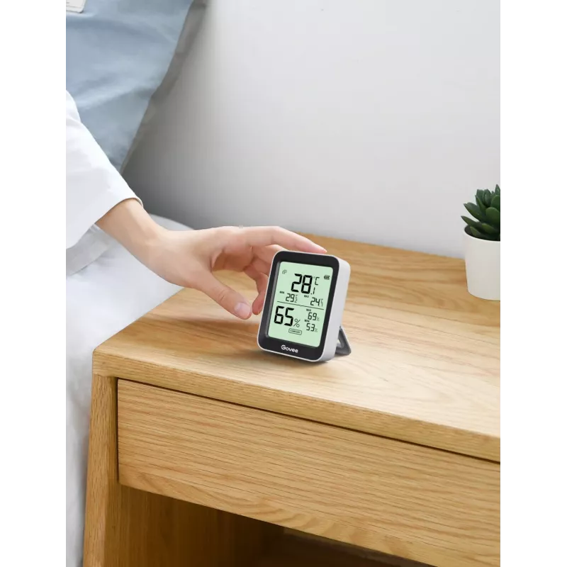 Govee H5075 iekštelpu temperatūras un mitruma sensors, brīvi stāvošs, bezvadu