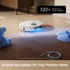 Dreame L40 Ultra AE Balts kombinētais robots putekļsūcējs un mops