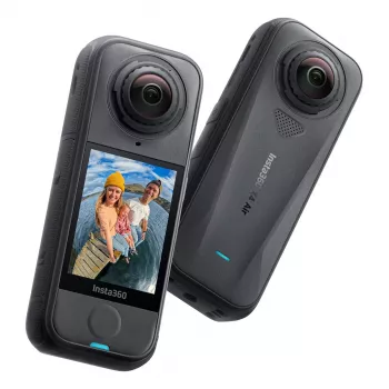 Insta360 X4 Air darbības kamera 8K Ultra HD, 29 MP CMOS (1/1,8 collas), 120 kadri/s, ūdensizturīga līdz 15 m, 2010 mAh