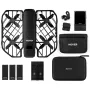Mini-drone HOVERAir X1 Pro — 4 rotori, 12 MP kamera, 4K video, 1000 m darbības attālums, 1920 mAh akumulators, 32 GB iekšējā atmiņa, Melns