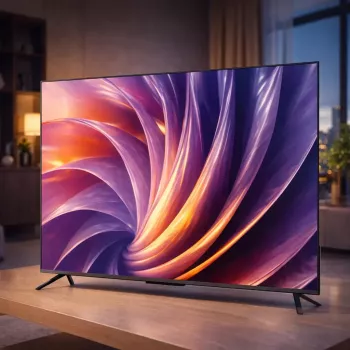 Smart TV Dreame Vivid Q100 50 collas, QLED+, 4K UHD, Google TV, 120Hz, AI procesors, melns