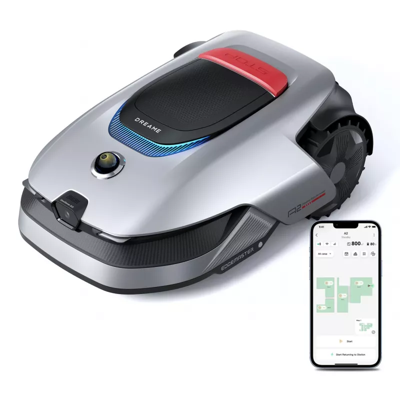 Robotsējējs Dreame A2 1200, akumulators, melns, pelēks