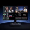 Daudzkanālu podkāstu un tiešraides producēšanas konsole Rode RodeCaster Video S RCVS-E — skārienekrāns, Wi‑Fi, Bluetooth 5.3, 5x USB-C, 3x HDMI ieeja, 1x HDMI izeja, microSD