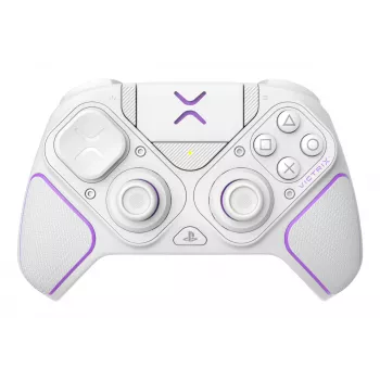 Spēļu kontrolieris VICTRIX PRO BFG 052-002-WH bezvadu/vadu RF/USB, USB-C, 2000mAh, PC/PS4/PS5, violets/balts