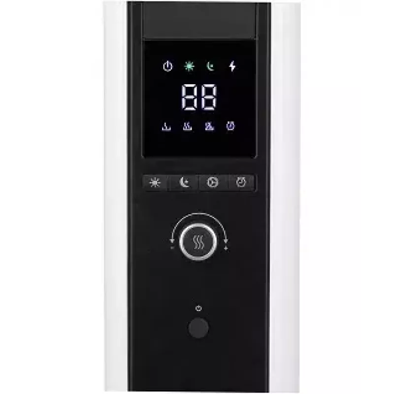 Mill eļļas radiators ABH1000DN, 1000 W, 3 jaudas līmeņi, piemērots telpām līdz 16 m², ar LED displeju, balts