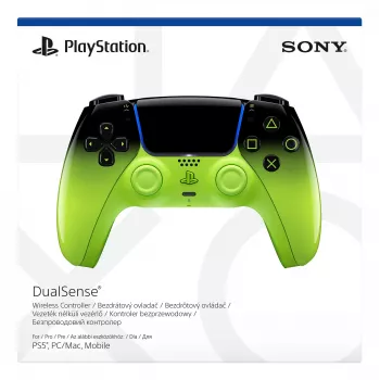 Spēļu kontrolieris Sony DualSense PlayStation 5 — Bluetooth/USB, Melns/Zaļš, Analogs/Digitāls, USB-C