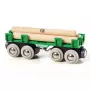 Ravensburger BRIO Kokmateriālu iekraušanas vagons dzelzceļa modelim, 4 daļas, daudzkrāsains