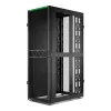 APC NetShelter SX Server Rack Gen 2, 45U, 2124H x 750W x 1200D mm, ar sānu paneļiem, melns