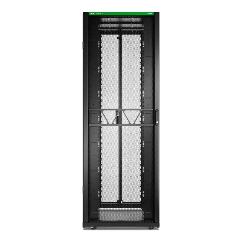 APC NetShelter SX Server Rack Gen 2, 48U, 2258H x 800W x 1200D mm, ar sāniem, melns