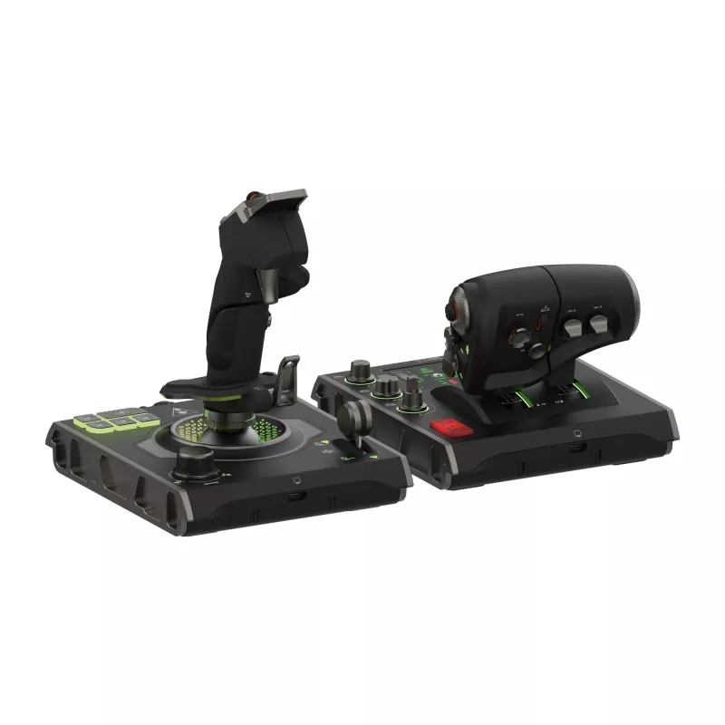 HOTAS lidojuma simulācijas sistēma Turtle Beach VelocityOne Flightdeck Windows 10 un 11 datoriem (TBS-0724-05)