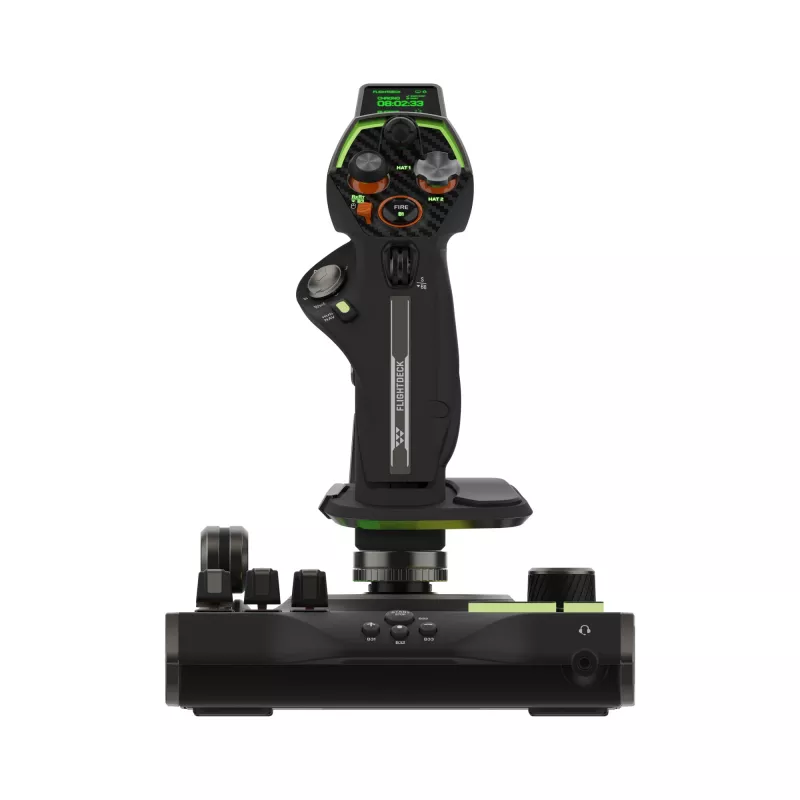 HOTAS lidojuma simulācijas sistēma Turtle Beach VelocityOne Flightdeck Windows 10 un 11 datoriem (TBS-0724-05)