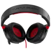 Galvas austiņas Turtle Recon 70 — melnas, vadu stereo, vienas auss uzliesmojuma vadība