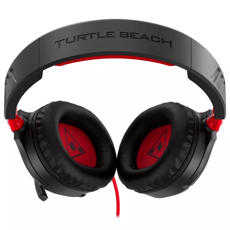 Galvas austiņas Turtle Recon 70 — melnas, vadu stereo, vienas auss uzliesmojuma vadība
