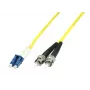 Microconnect FIB411005 optiskā šķiedra kabelis 5 m LC ST Dzeltens