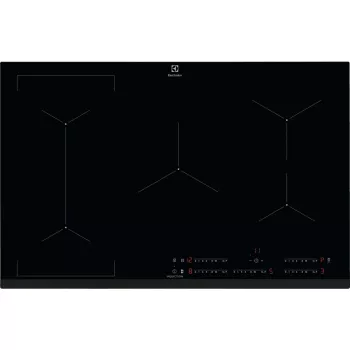 Electrolux EIV835 Melna Iebūvējama 80 cm Zonu Indukcijas Plīts 5 Zonas