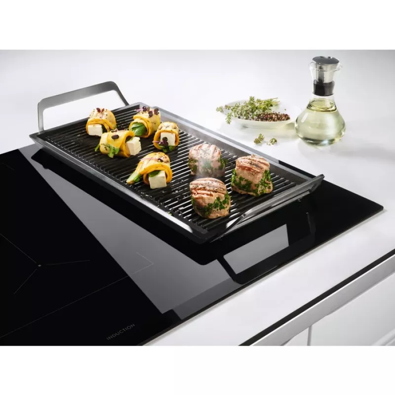 Electrolux EIV835 Melna Iebūvējama 80 cm Zonu Indukcijas Plīts 5 Zonas