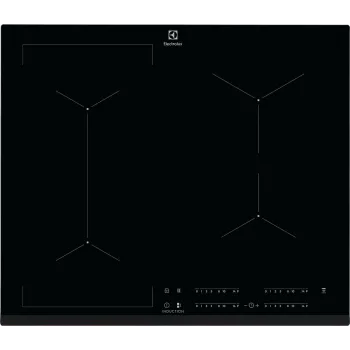Electrolux EIV634 Melns Iebūvējams 60 cm Zonu Indukcijas Plīts 4 zonām
