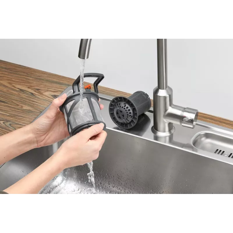 Iebūvējamā trauku mazgājamā mašīna Electrolux EEM69410W — 15 komplekti, 42 dB, pilna izmēra 60 cm, AirDry