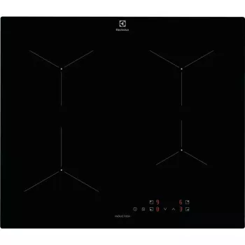Electrolux LIL61424C Melna iebūvējama 60 cm zonas indukcijas plīts virsma 4 zonām