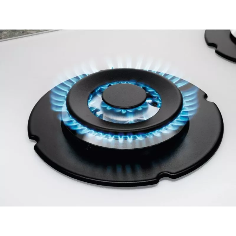 Electrolux KGG64362W Baltā iebūvējamā gāzes plīts virsma 60 cm 4 degļi