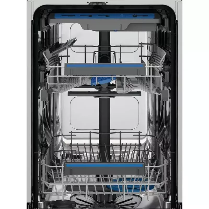 Iebūvējamā trauku mazgājamā mašīna Electrolux EEA43211L — šaurā 45 cm, 13 komplekti, 47 dB, AirDry