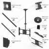 Griestu stiprinājums Multibrackets M Public Large Single Black 3000