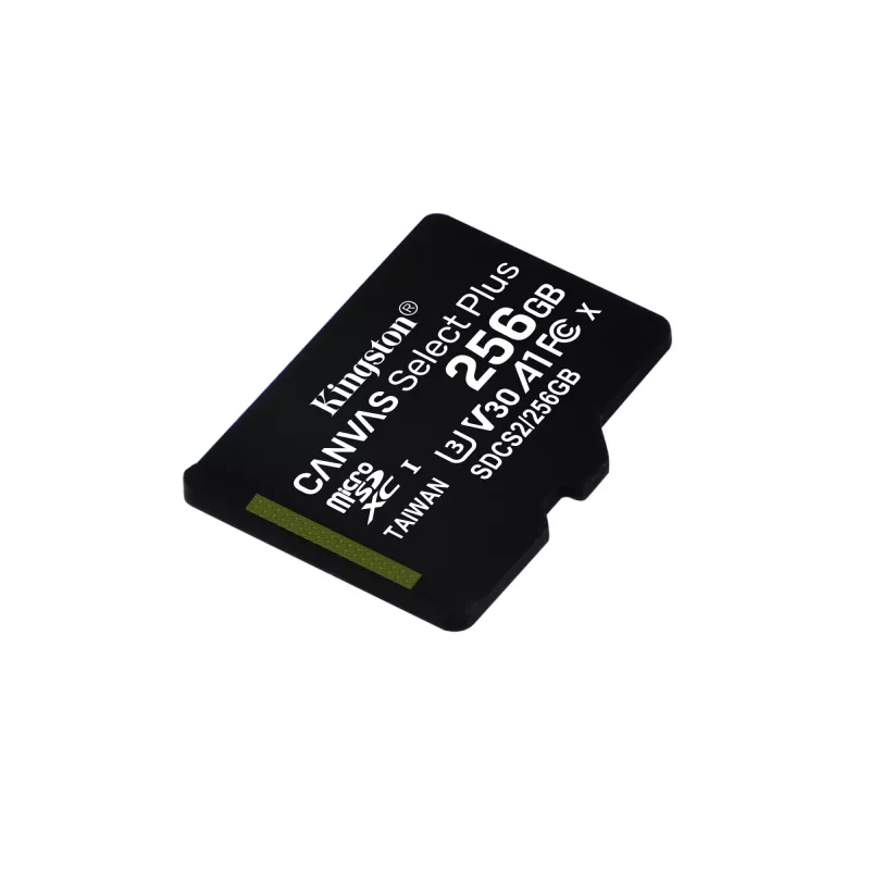 Kingston Canvas Select Plus 256 GB MicroSDXC atmiņas karte + adapteris A1 C10 100R