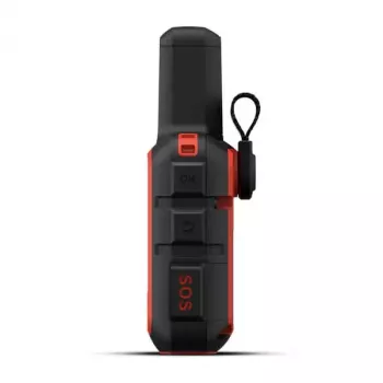 Garmin inReach Mini 2 personālais satelītu sakaru ierīce, melna/sarkana, IPX7, 336h akumulatora darbības laiks