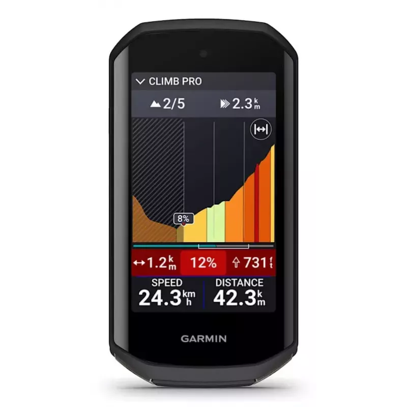 Bezvadu velodators GARMIN Edge 1050 8,89 cm (3,5 collu) LCD, 64 GB, GPS/GLONASS/Galileo, IPX7, 60 h