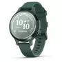 Viedpulkstenis GARMIN Lily 2 Active Green — 38 mm alumīnija korpuss, silikona siksniņa, GPS, SpO2, 5 ATM, akumulators 9 dienas