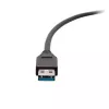 C2G USB-C vīriešu uz USB-A vīriešu kabelis 0,15 m USB 3.2 Gen 1 5 Gbps