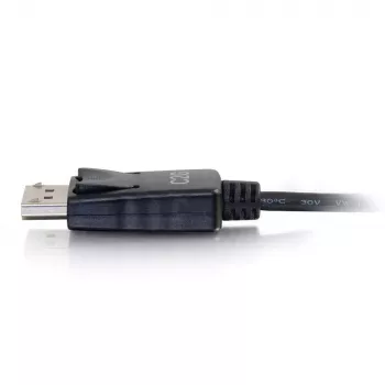 C2G USB-C uz DisplayPort adaptera kabelis 4K 30Hz 1,8m Melns