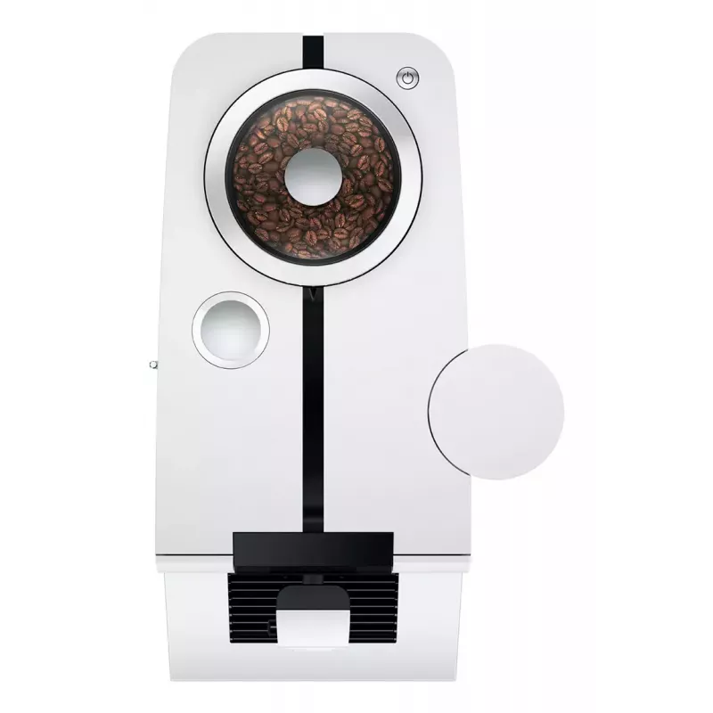 Kafijas automāts JURA ENA 8 (EC) — pilnībā automātisks, 1.1 L ūdens tvertne, 125 g pupiņu tvertne, 15 programmas, 15 bāri, termobloks, Wi‑Fi, balts