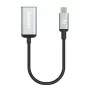Manhattan USB-C uz HDMI kabelis, 4K@60Hz, 5 Gbps (USB 3.2 Gen1), 15 cm, melns, vīrietis-sieviete, trīs gadu garantija