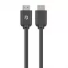 Manhattan HDMI kabelis 4K@60Hz ar Ethernet, 10m, Piemērots VISAM 4K un 1080p/HD lietojumam - jauniniet tagad vai sagatavojiet nākotnei, Vīrišķais uz vīrišķo, Melns, Ultra HD 4k x 2k, Mūža garantija, Premium High Speed