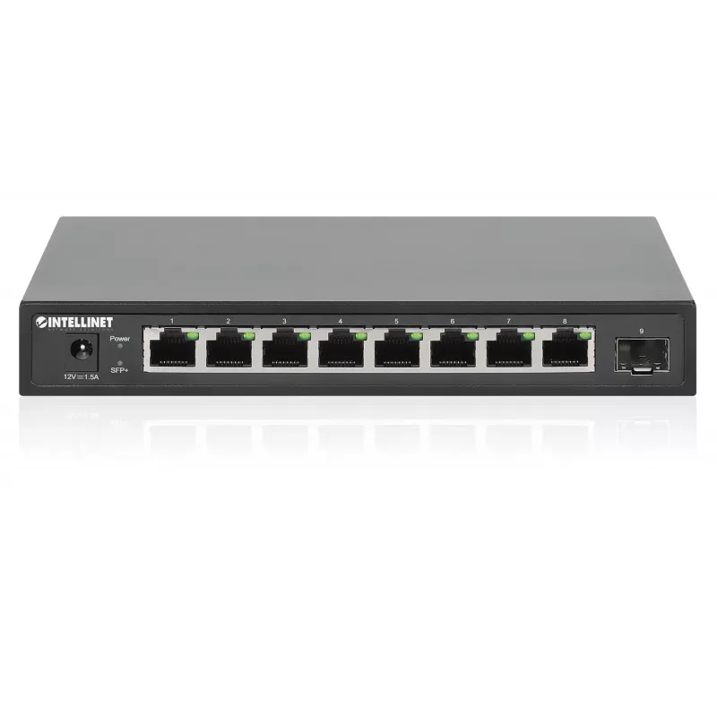 Intellinet 9 Portu Slēdzis 8 x 2.5G Ethernet Porti un 1 SFP+ Augšsaites Ports