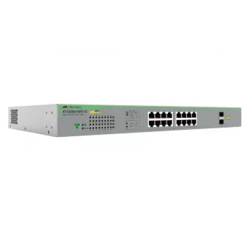 Allied Telesis AT-GS950/18PS-V2-50 nepārvaldāms tīkla slēdzis, Gigabit Ethernet (10/100/1000), PoE, 16 porti, pelēks