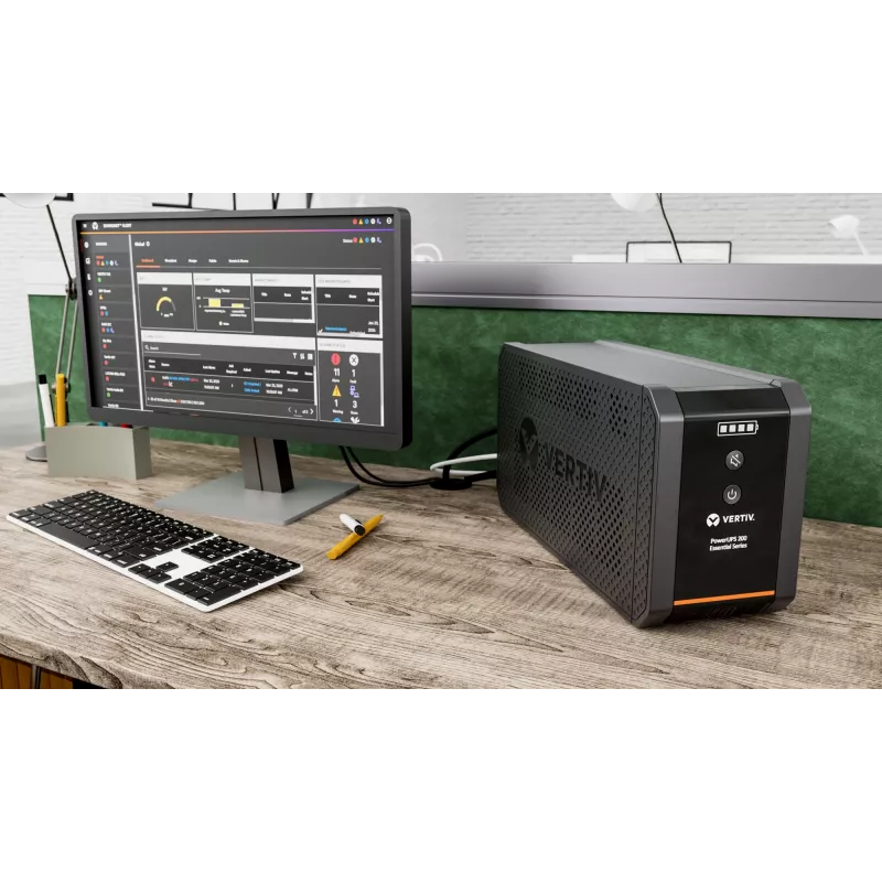 Vertiv PowerUPS 200 Essential PSA6E-600IT-IEC, 600VA/315W, līnijinteraktīvs UPS