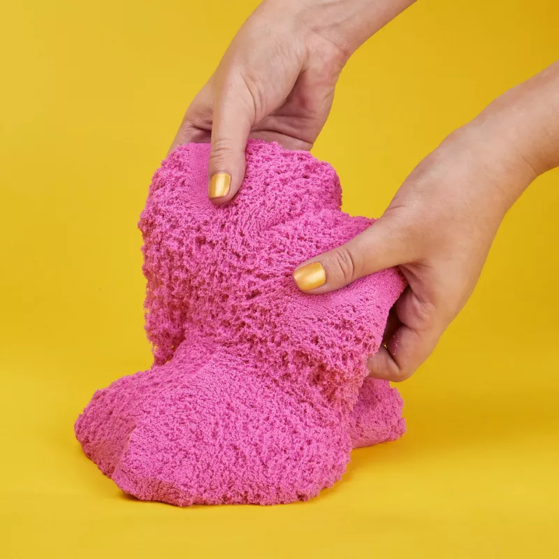 Kinetic Sand Shimmer 2lb Kristāliski Rozā Spīdošas Smiltis