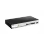 D-Link 10 portu Gigabit PoE+ viedais slēdzis ar 2 SFP portiem