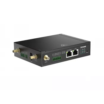 D-Link 4G LTE IIoT vārteja (DOM-530-TSO) — rūpnieciskais maršrutētājs ar divām SIM kartēm