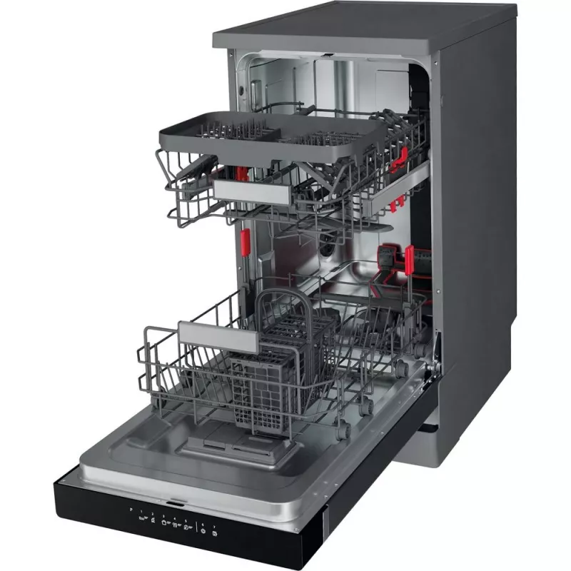 Whirlpool WSFO 3T223 PC X Brīvi stāvoša trauku mazgājamā mašīna 10 komplektiem