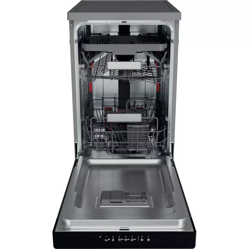 Whirlpool WSFO 3T223 PC X Brīvi stāvoša trauku mazgājamā mašīna 10 komplektiem