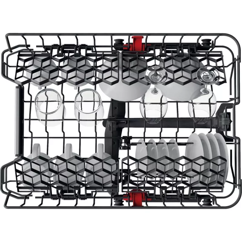 Whirlpool WSFO 3T223 PC X Brīvi stāvoša trauku mazgājamā mašīna 10 komplektiem