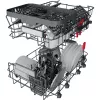 Whirlpool WSFO 3T223 PC X Brīvi stāvoša trauku mazgājamā mašīna 10 komplektiem
