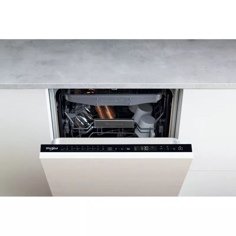 Whirlpool WSIP 4O33 PFE pilnībā iebūvējama trauku mazgājamā mašīna 10 komplektiem