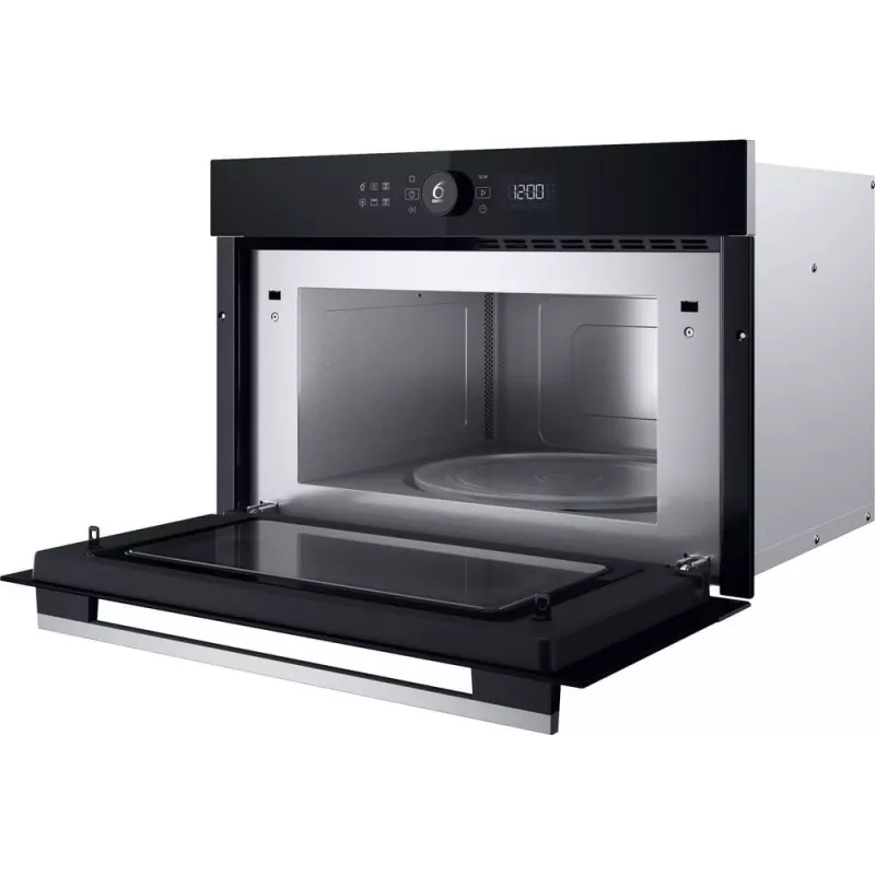 Whirlpool WMD54MX melns, nerūsējošais tērauds Grill mikroviļņu krāsns iebūvējamā 31 L 1000 W