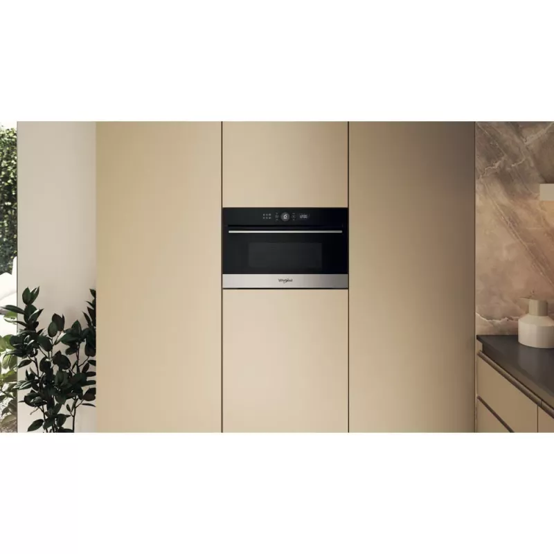 Whirlpool WMD54MX melns, nerūsējošais tērauds Grill mikroviļņu krāsns iebūvējamā 31 L 1000 W
