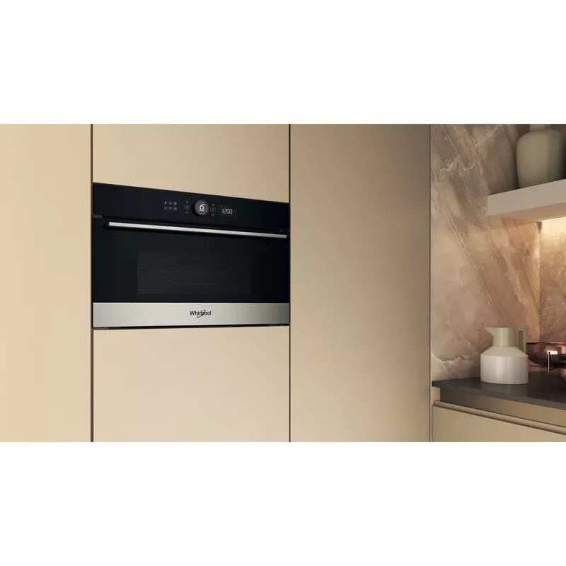 Whirlpool WMD54MX melns, nerūsējošais tērauds Grill mikroviļņu krāsns iebūvējamā 31 L 1000 W